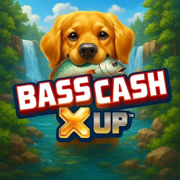 Official Slots logo: Bass Cash X UP by Alchemy Gaming at Shuffle Casino