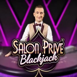 Blackjack Salon Privé slot icon by Ezugi, available at Shuffle Casino