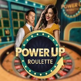 PowerUP Roulette logo by Pragmatic Play Shuffle Casino