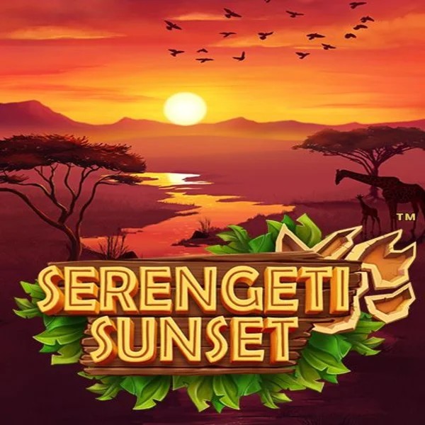 Serengeti Sunset online game logo by Skywind Group on shufflecasinoo.pl