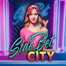 Side Bet City slot visual from Evolution available on shufflecasinoo.pl